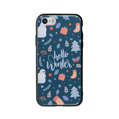 Coque Pour iPhone 5 "Hello Winter" - Coque Wiqeo 5€-10€, Estelle Adam, iPhone 5, Motif Wiqeo, Déstockeur de Coques Pour iPhone