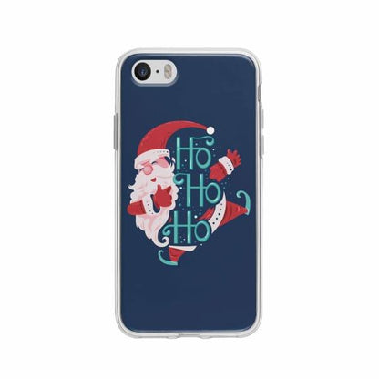 Coque Pour iPhone 5 Ho Ho Ho Père Noël - Coque Wiqeo 5€-10€, Estelle Adam, iPhone 5, Motif, Noël Wiqeo, Déstockeur de Coques Pour iPhone