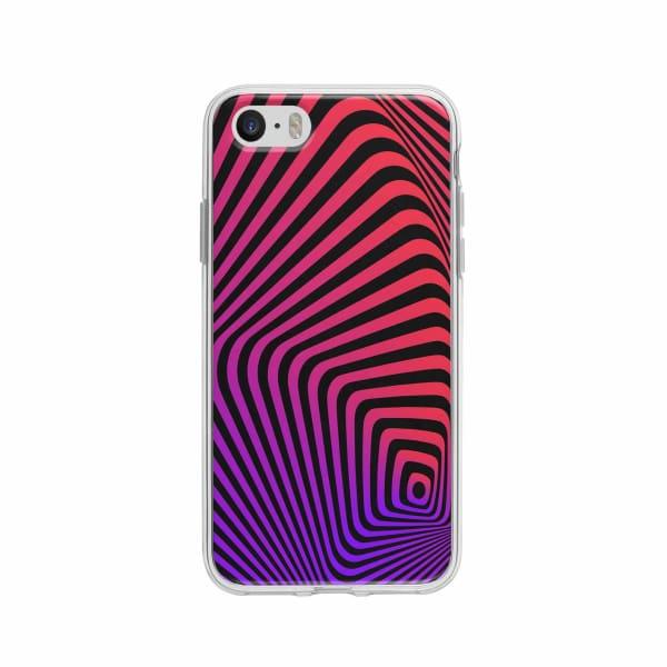 Coque Pour iPhone 5 Illusion Entortillée - Coque Wiqeo 5€-10€, Estelle Adam, iPhone 5, Motif Wiqeo, Déstockeur de Coques Pour iPhone