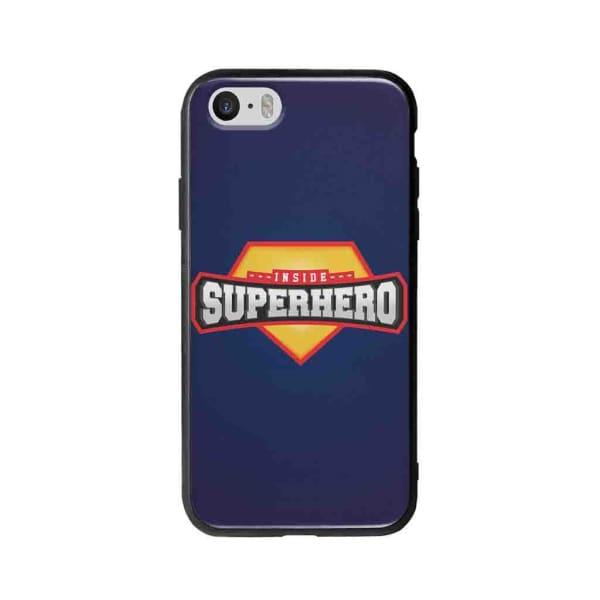 Coque Pour iPhone 5 "Inside Superhero" - Coque Wiqeo 5€-10€, Estelle Adam, Illustration, iPhone 5 Wiqeo, Déstockeur de Coques Pour iPhone