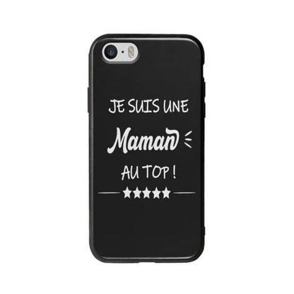 Coque Pour iPhone 5 "Maman au Top" - Coque Wiqeo 5€-10€, Géraud Fournier, iPhone 5, Mignon Wiqeo, Déstockeur de Coques Pour iPhone