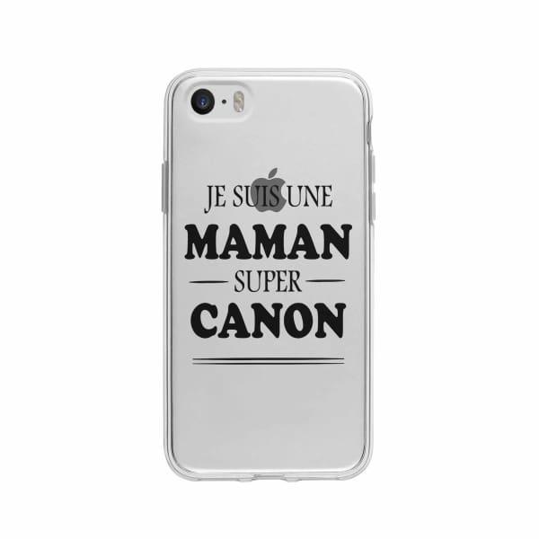 Coque Pour iPhone 5 "Maman Canon" - Coque Wiqeo 5€-10€, Géraud Fournier, iPhone 5, Mignon Wiqeo, Déstockeur de Coques Pour iPhone