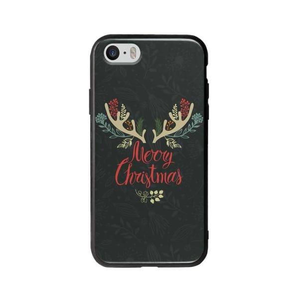 Coque Pour iPhone 5 "Merry Christmas" - Coque Wiqeo 5€-10€, Estelle Adam, Illustration, iPhone 5 Wiqeo, Déstockeur de Coques Pour iPhone