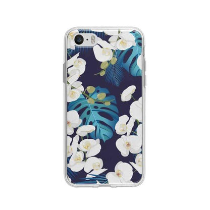 Coque Pour iPhone 5 Orchidée Tropicale - Coque Wiqeo 5€-10€, Albert Dupont, Fleur, iPhone 5, Motif Wiqeo, Déstockeur de Coques Pour iPhone