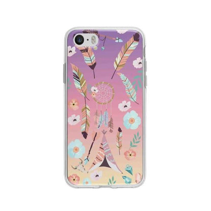 Coque Pour iPhone 5 Ornements Boho - Coque Wiqeo 5€-10€, Estelle Adam, Illustration, iPhone 5 Wiqeo, Déstockeur de Coques Pour iPhone