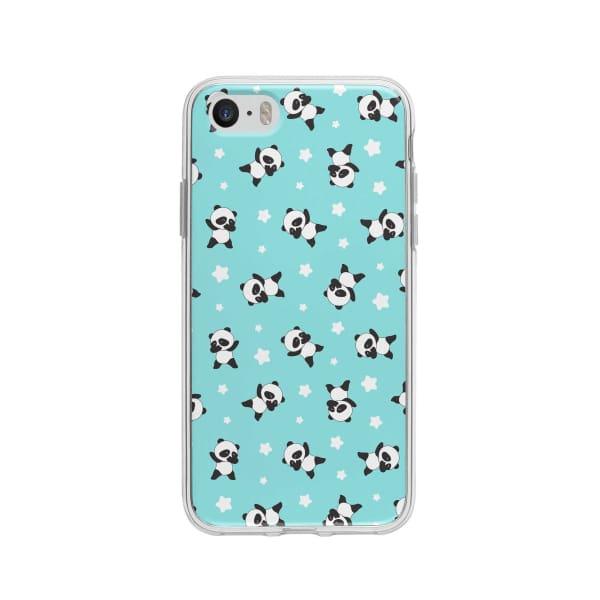 Coque Pour iPhone 5 Panda Dab - Coque Wiqeo 5€-10€, Animaux, Estelle Adam, iPhone 5, Motif Wiqeo, Déstockeur de Coques Pour iPhone