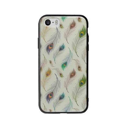 Coque Pour iPhone 5 Plumes de Paon - Coque Wiqeo 5€-10€, Estelle Adam, Illustration, iPhone 5, Motif Wiqeo, Déstockeur de Coques Pour iPhone