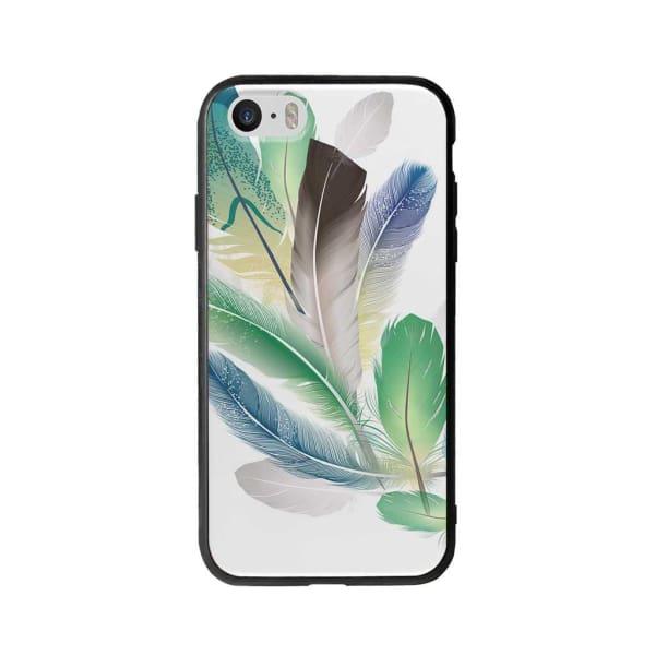 Coque Pour iPhone 5 Plumes - Coque Wiqeo 5€-10€, Estelle Adam, Illustration, iPhone 5 Wiqeo, Déstockeur de Coques Pour iPhone