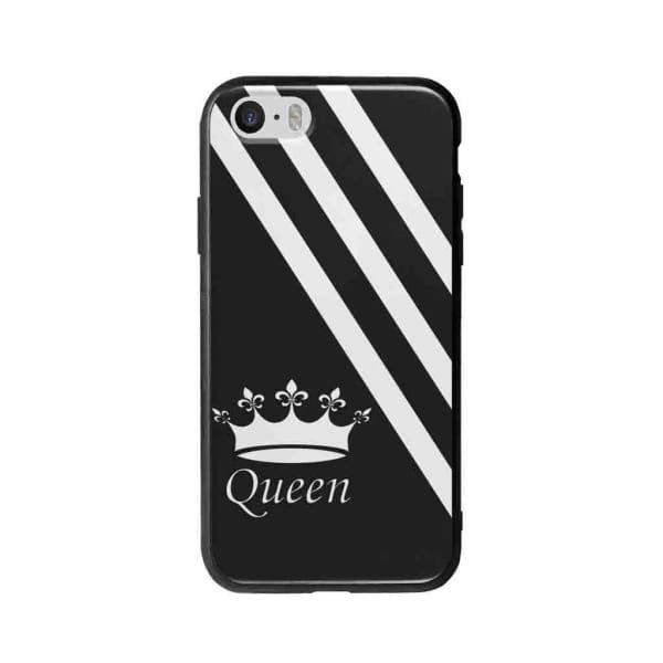 Coque Pour iPhone 5 Queen - Coque Wiqeo 5€-10€, Estelle Adam, iPhone 5, Motif Wiqeo, Déstockeur de Coques Pour iPhone