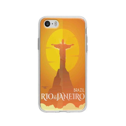 Coque Pour iPhone 5 Rio de Janeiro - Coque Wiqeo 5€-10€, Estelle Adam, Illustration, iPhone 5, Voyage Wiqeo, Déstockeur de Coques Pour iPhone