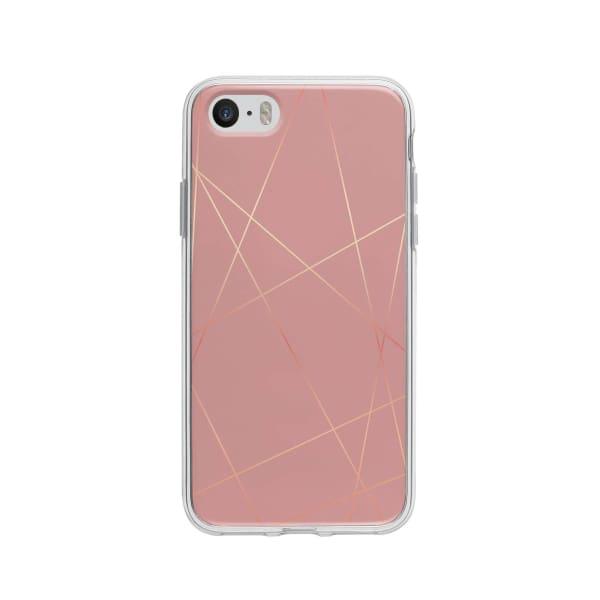 Coque Pour iPhone 5 Rose Hollywood - Coque Wiqeo 5€-10€, Estelle Adam, iPhone 5, Motif Wiqeo, Déstockeur de Coques Pour iPhone