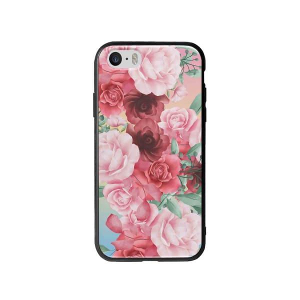 Coque Pour iPhone 5 Roses Fleuries - Coque Wiqeo 5€-10€, Albert Dupont, Fleur, iPhone 5 Wiqeo, Déstockeur de Coques Pour iPhone