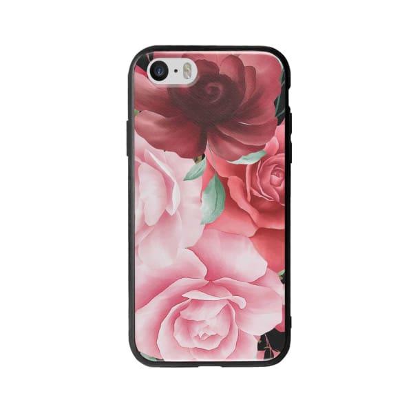 Coque Pour iPhone 5 Roses - Coque Wiqeo 5€-10€, Albert Dupont, Fleur, iPhone 5 Wiqeo, Déstockeur de Coques Pour iPhone