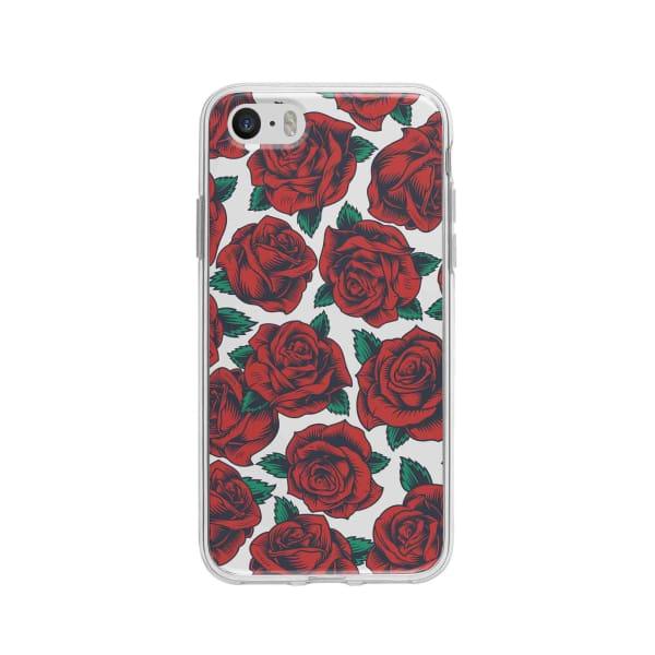 Coque Pour iPhone 5 Roses Vintage - Coque Wiqeo 5€-10€, Albert Dupont, Fleur, iPhone 5, Motif, Vintage Wiqeo, Déstockeur de Coques Pour iPhone