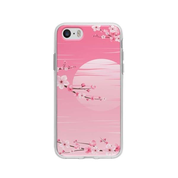 Coque Pour iPhone 5 Sakura - Coque Wiqeo 5€-10€, Albert Dupont, Fleur, iPhone 5 Wiqeo, Déstockeur de Coques Pour iPhone