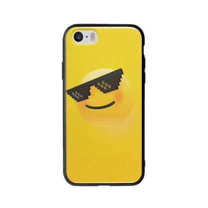 Coque Pour iPhone 5 Smiley Lunettes - Coque Wiqeo 5€-10€, Estelle Adam, Illustration, iPhone 5 Wiqeo, Déstockeur de Coques Pour iPhone