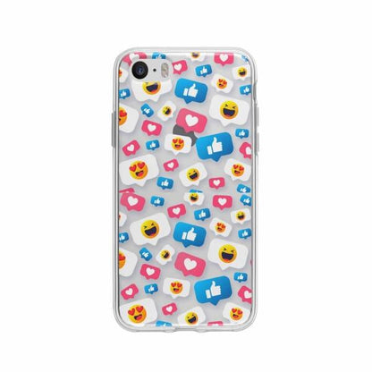 Coque Pour iPhone 5 Smileys - Coque Wiqeo 5€-10€, Géraud Fournier, iPhone 5, Mignon, Motif Wiqeo, Déstockeur de Coques Pour iPhone