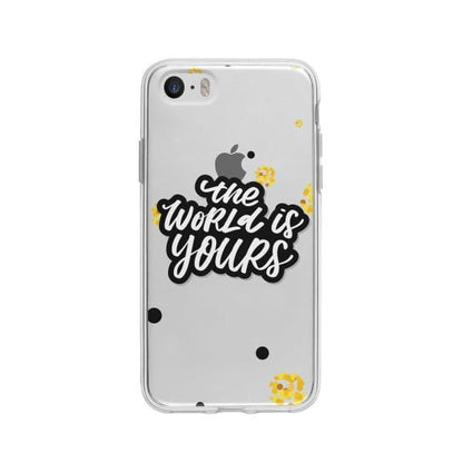 Coque Pour iPhone 5 "The World Is Yours" - Coque Wiqeo 5€-10€, Estelle Adam, iPhone 5, Motif Wiqeo, Déstockeur de Coques Pour iPhone