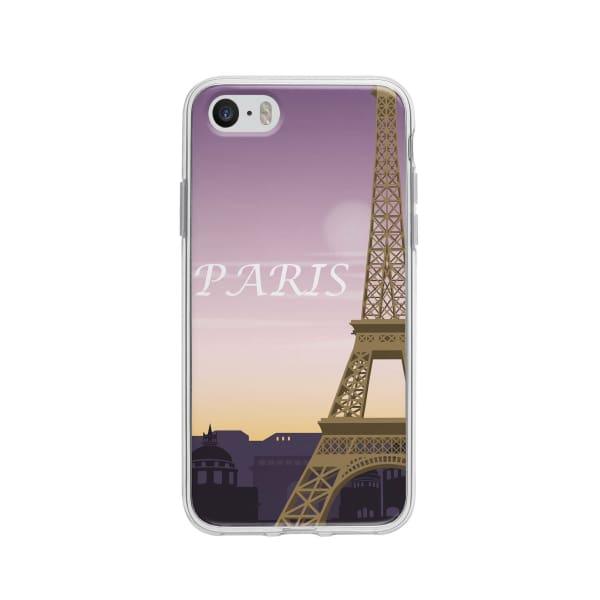 Coque Pour iPhone 5 Tour Eiffel - Coque Wiqeo 5€-10€, iPhone 5, Robert Guillory, Voyage Wiqeo, Déstockeur de Coques Pour iPhone