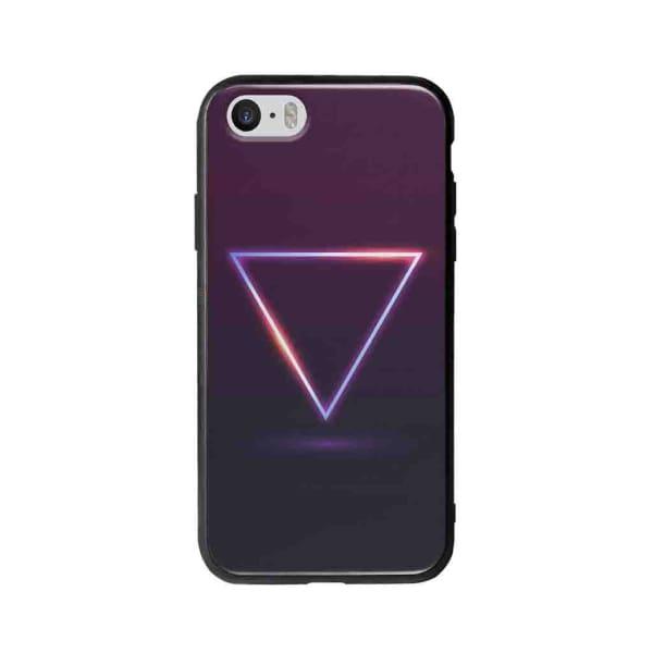 Coque Pour iPhone 5 Triangle Néon - Coque Wiqeo 5€-10€, Estelle Adam, Illustration, iPhone 5, Motif Wiqeo, Déstockeur de Coques Pour iPhone