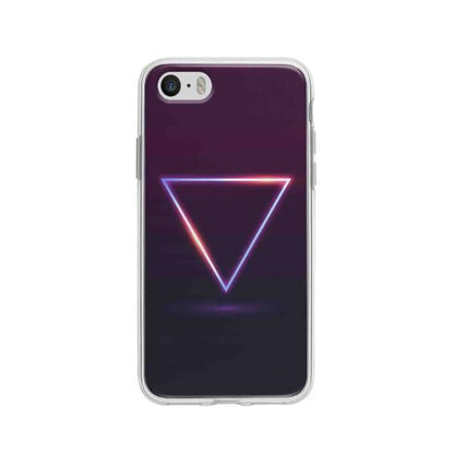 Coque Pour iPhone 5 Triangle Néon - Coque Wiqeo 5€-10€, Estelle Adam, Illustration, iPhone 5, Motif Wiqeo, Déstockeur de Coques Pour iPhone