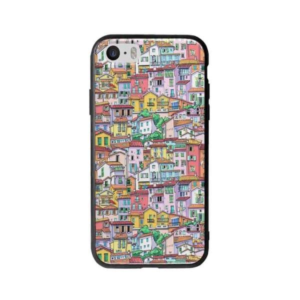 Coque Pour iPhone 5 Ville - Coque Wiqeo 5€-10€, Estelle Adam, Illustration, iPhone 5 Wiqeo, Déstockeur de Coques Pour iPhone