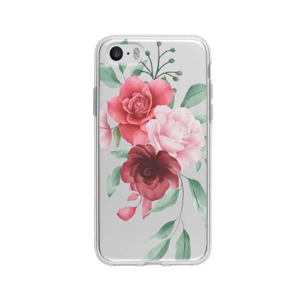 Coque Pour iPhone 5S Composition Florale - Coque Wiqeo 5€-10€, Albert Dupont, Fleur, iPhone 5S Wiqeo, Déstockeur de Coques Pour iPhone