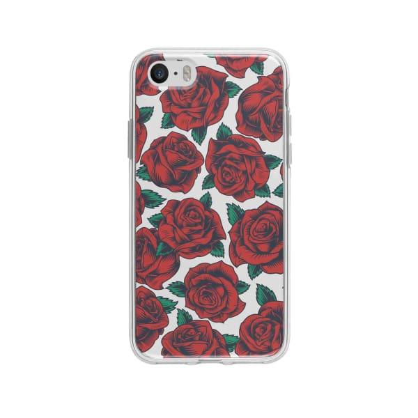 Coque Pour iPhone 5S Roses Vintage - Coque Wiqeo 5€-10€, Albert Dupont, Fleur, iPhone 5S, Motif, Vintage Wiqeo, Déstockeur de Coques Pour iPhone
