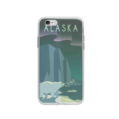 Coque Pour iPhone 6 Alaska - Coque Wiqeo 5€-10€, Estelle Adam, Illustration, iPhone 6, Voyage Wiqeo, Déstockeur de Coques Pour iPhone