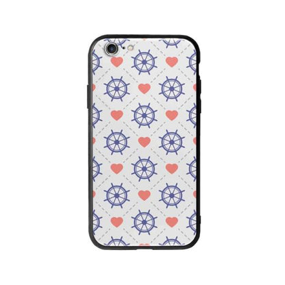 Coque Pour iPhone 6 Barres et Cœurs - Coque Wiqeo 5€-10€, Cœurs, Estelle Adam, iPhone 6, Motif Wiqeo, Déstockeur de Coques Pour iPhone