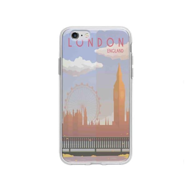 Coque Pour iPhone 6 Big Ben & London Eye - Coque Wiqeo 5€-10€, Estelle Adam, Illustration, iPhone 6, Voyage Wiqeo, Déstockeur de Coques Pour iPhone