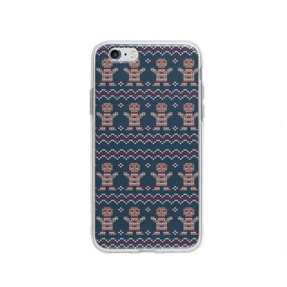 Coque Pour iPhone 6 Biscuit de Noël Tricoté - Coque Wiqeo 5€-10€, Estelle Adam, iPhone 6, Motif, Noël Wiqeo, Déstockeur de Coques Pour iPhone