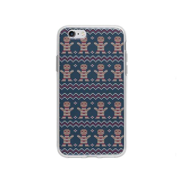 Coque Pour iPhone 6 Biscuit de Noël Tricoté - Coque Wiqeo 5€-10€, Estelle Adam, iPhone 6, Motif, Noël Wiqeo, Déstockeur de Coques Pour iPhone