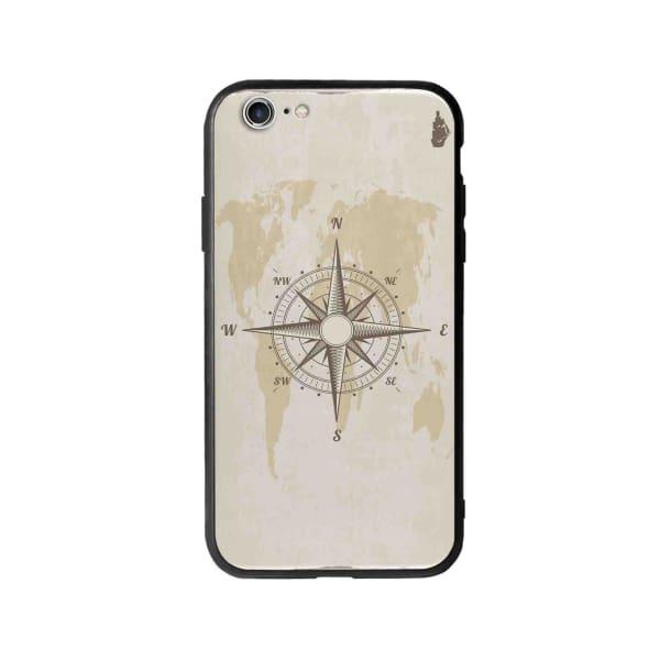 Coque Pour iPhone 6 Boussole Nautique - Coque Wiqeo 5€-10€, Estelle Adam, Illustration, iPhone 6 Wiqeo, Déstockeur de Coques Pour iPhone