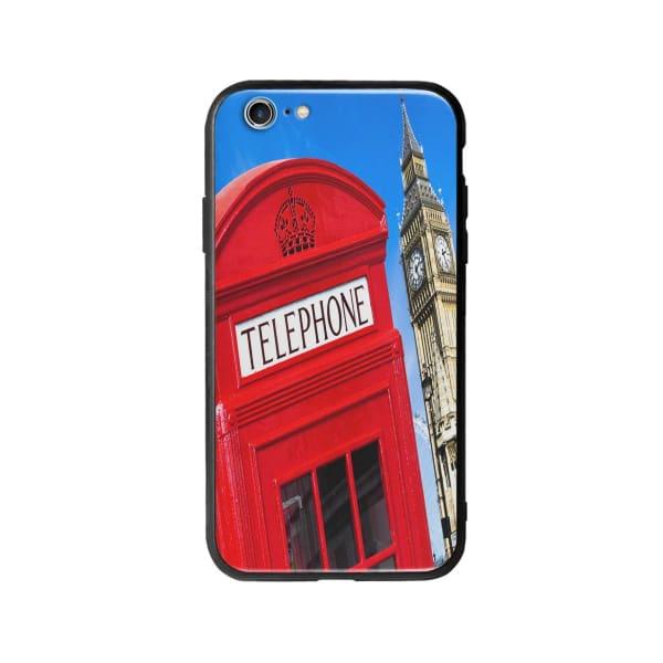 Coque Pour iPhone 6 Cabine Téléphonique - Coque Wiqeo 5€-10€, Estelle Adam, Illustration, iPhone 6, U.K. Wiqeo, Déstockeur de Coques Pour iPhone