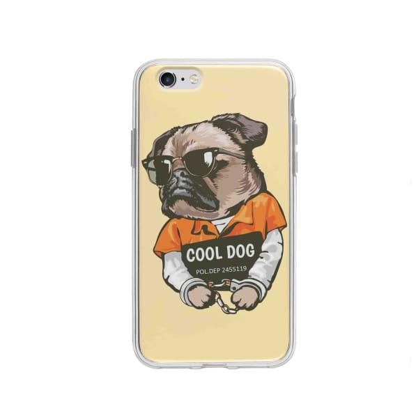 Coque Pour iPhone 6 Carlin Prisonnier - Coque Wiqeo 5€-10€, Animaux, Estelle Adam, Illustration, iPhone 6 Wiqeo, Déstockeur de Coques Pour iPhone