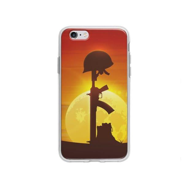 Coque Pour iPhone 6 Casque et Fusil - Coque Wiqeo 5€-10€, Estelle Adam, Illustration, iPhone 6 Wiqeo, Déstockeur de Coques Pour iPhone