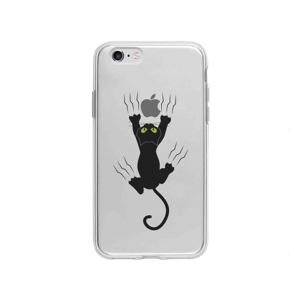 Coque Pour iPhone 6 Chat Griffant - Coque Wiqeo 5€-10€, Géraud Fournier, Illustration, iPhone 6, Mignon Wiqeo, Déstockeur de Coques Pour iPhone