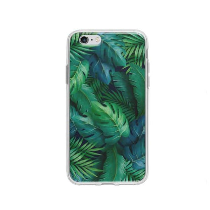 Coque Pour iPhone 6 Feuillage Tropical - Coque Wiqeo 5€-10€, Estelle Adam, Feuilles, iPhone 6, Motif Wiqeo, Déstockeur de Coques Pour iPhone