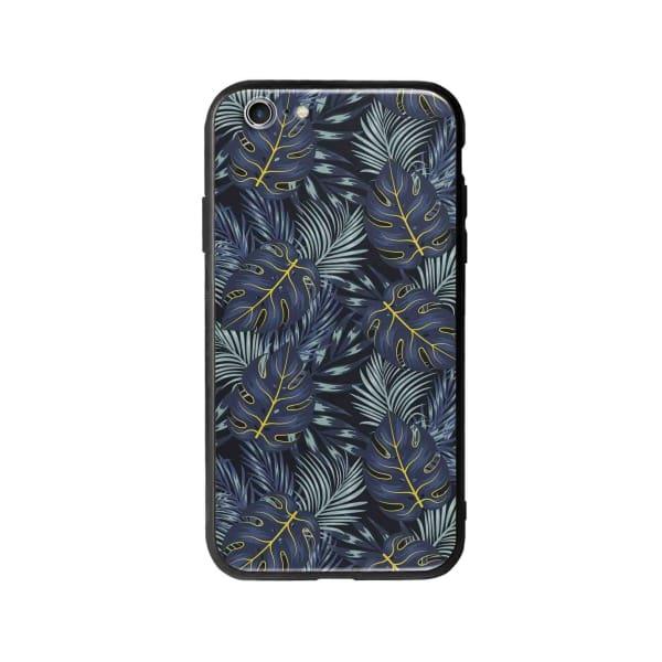 Coque Pour iPhone 6 Feuilles Bleuâtres - Coque Wiqeo 5€-10€, Estelle Adam, Feuilles, iPhone 6, Motif Wiqeo, Déstockeur de Coques Pour iPhone