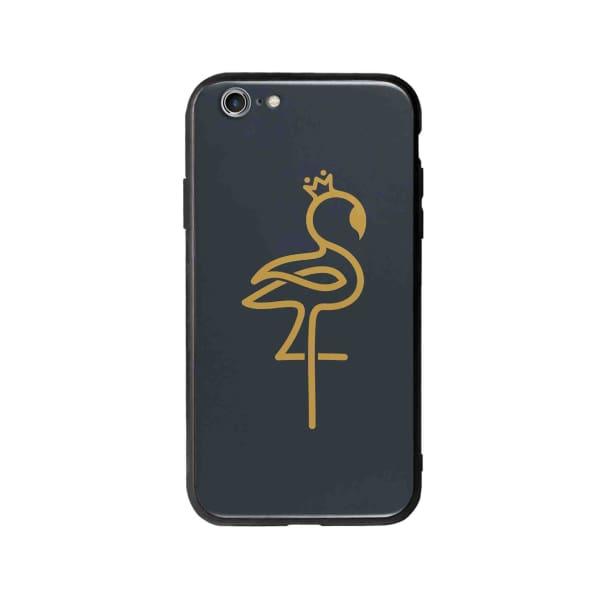 Coque Pour iPhone 6 Flamant Rose Linéaire - Coque Wiqeo 5€-10€, Animaux, Estelle Adam, iPhone 6, Motif Wiqeo, Déstockeur de Coques Pour iPhone