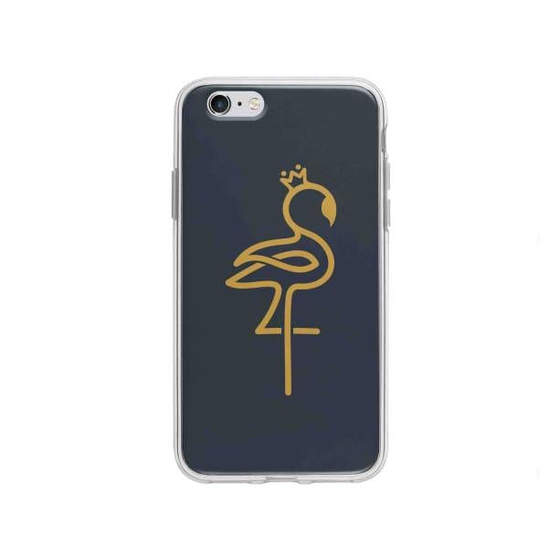 Coque Pour iPhone 6 Flamant Rose Linéaire - Coque Wiqeo 5€-10€, Animaux, Estelle Adam, iPhone 6, Motif Wiqeo, Déstockeur de Coques Pour iPhone