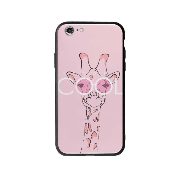 Coque Pour iPhone 6 Girafe Cool - Coque Wiqeo 5€-10€, Animaux, Estelle Adam, Illustration, iPhone 6 Wiqeo, Déstockeur de Coques Pour iPhone