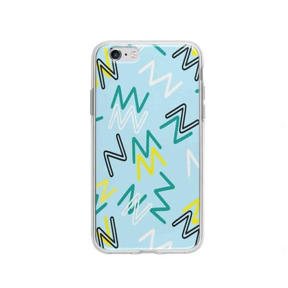 Coque Pour iPhone 6 Gribouillis Géométrique - Coque Wiqeo 5€-10€, Estelle Adam, iPhone 6, Motif Wiqeo, Déstockeur de Coques Pour iPhone