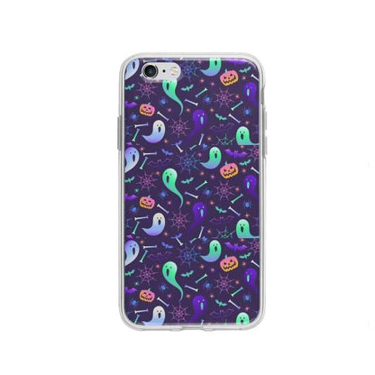 Coque Pour iPhone 6 Halloween Fantôme - Coque Wiqeo 5€-10€, Estelle Adam, iPhone 6, Motif Wiqeo, Déstockeur de Coques Pour iPhone