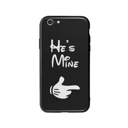 Coque Pour iPhone 6 "He's Mine" - Coque Wiqeo 5€-10€, Couple, iPhone 6, Mireille Lachapelle Wiqeo, Déstockeur de Coques Pour iPhone