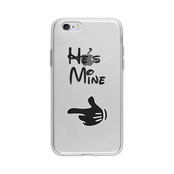 Coque Pour iPhone 6 "He's Mine" - Transparent