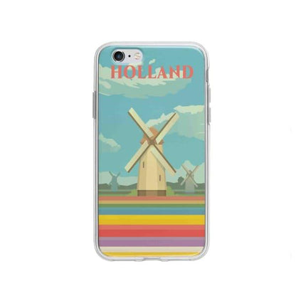 Coque Pour iPhone 6 Hollande - Coque Wiqeo 5€-10€, Illustration, iPhone 6, Robert Guillory, Voyage Wiqeo, Déstockeur de Coques Pour iPhone