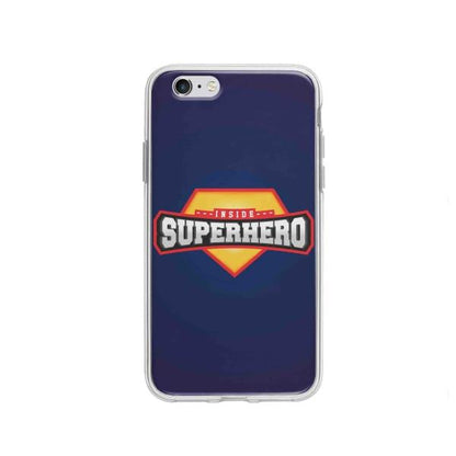 Coque Pour iPhone 6 "Inside Superhero" - Coque Wiqeo 5€-10€, Estelle Adam, Illustration, iPhone 6 Wiqeo, Déstockeur de Coques Pour iPhone