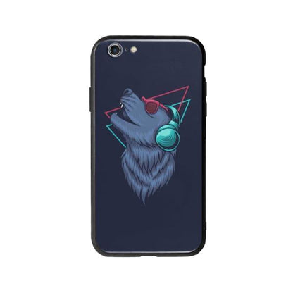 Coque Pour iPhone 6 Loup Extatique - Coque Wiqeo 5€-10€, Estelle Adam, Illustration, iPhone 6, Motif Wiqeo, Déstockeur de Coques Pour iPhone